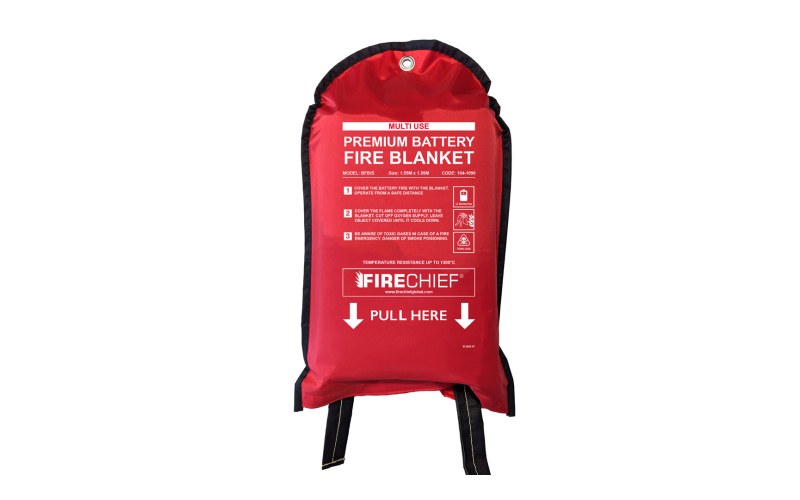 Firechief Multi Use Battery Fire Blanket 1.55 x 1.55m - (BFB/S)