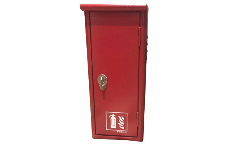 2kg/2l Metal Fire Extinguisher Cabinet with Seal Latch