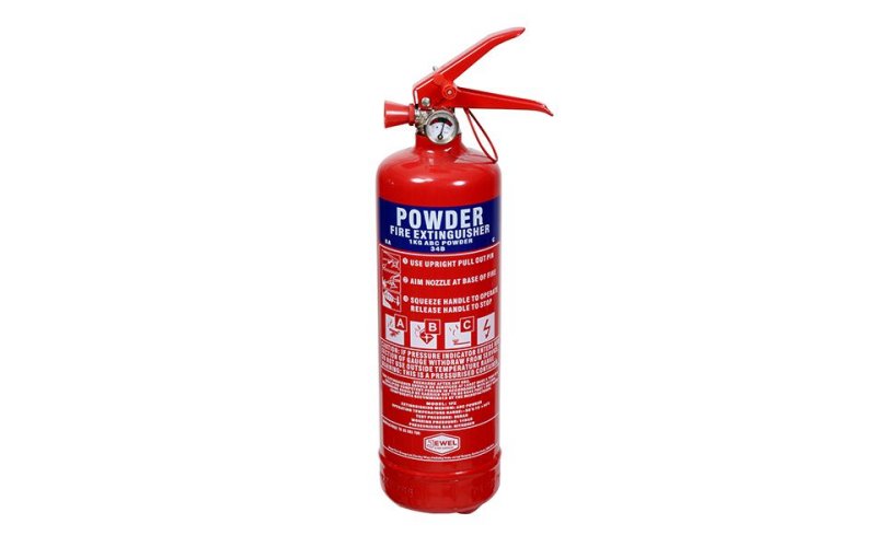 Jewel 1kg Powder Extinguisher MED approved