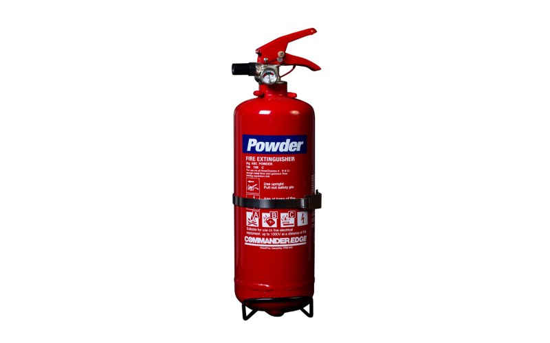 Commander EDGE 2kg ABC Dry Powder Fire Extinguisher