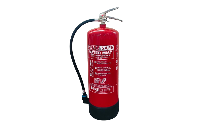 Firechief 9 Litre PureSafe Water Mist Extinguisher