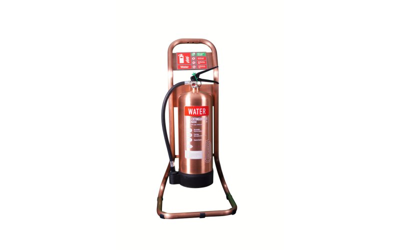 Single Tubular Extinguisher Stand Antique Copper