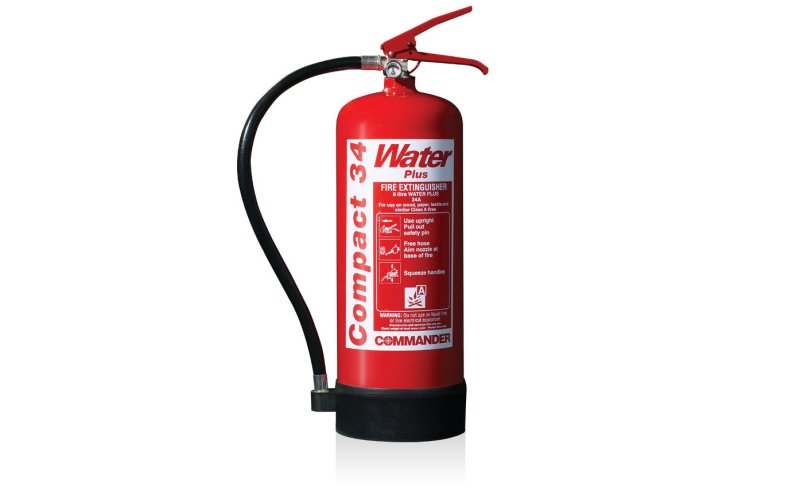 Commander EDGE 6ltr Water Compact 34 Fire Extinguisher