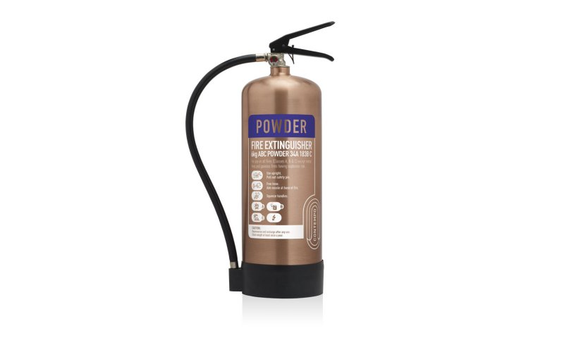 Contempo 6kg Powder Antique Copper Fire Extinguisher