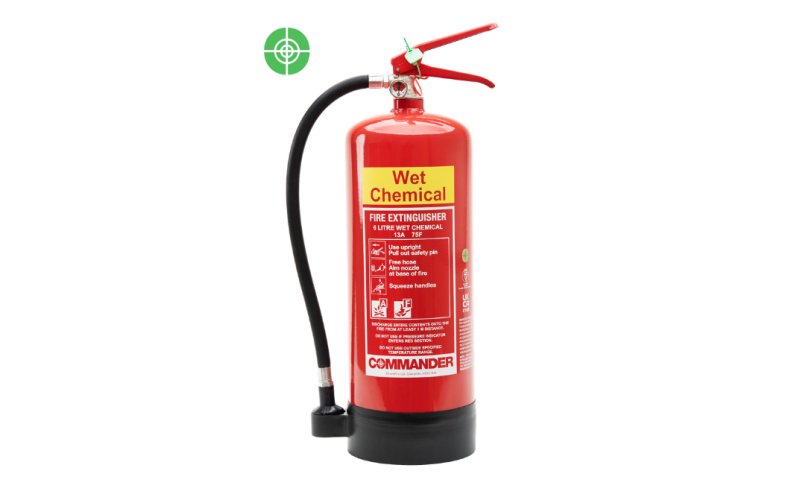 Commander 6ltr Wet Chemical PFAS Free Fire Extinguisher