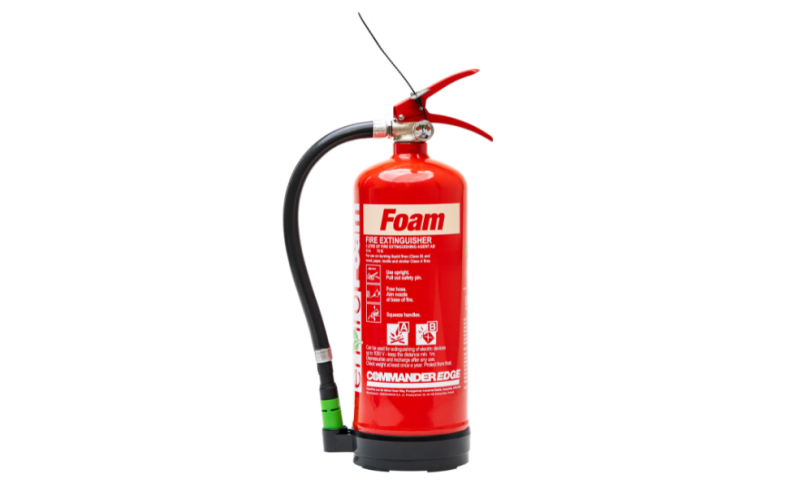 Fluorine Free 3ltr Foam Fire Extinguisher CommanderEDGE