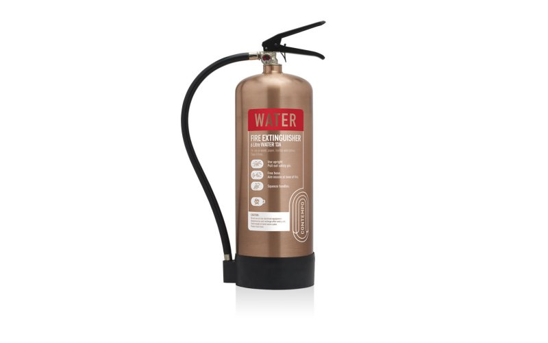 Contempo 6ltr Water Antique Copper Fire Extinguisher