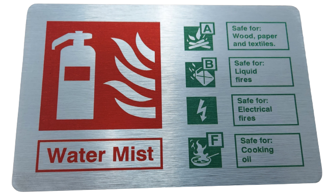 Jewel 6 Litre Water Mist Med Approved Fire Extinguisher £8210 Trade Fire Safety 1167