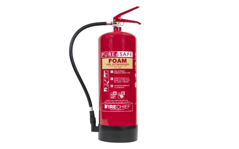 Firechief 9 Litre PureSafe Fluorine Free Foam Extinguisher