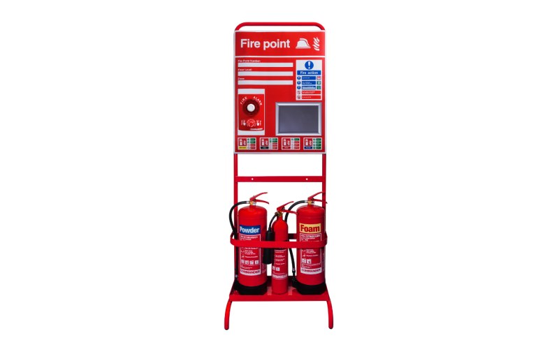 Fire Point Stand with Wireless Site Alarm Bundle 1