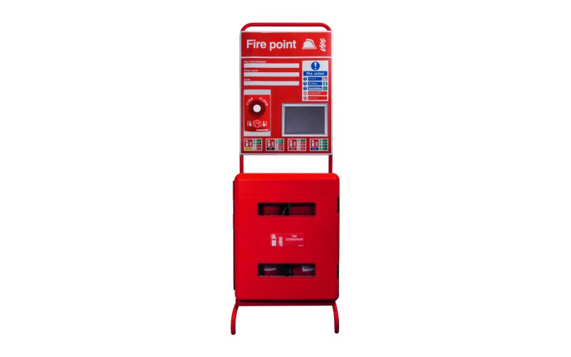 Fire Point Stand with Wireless Site Alarm Bundle 2