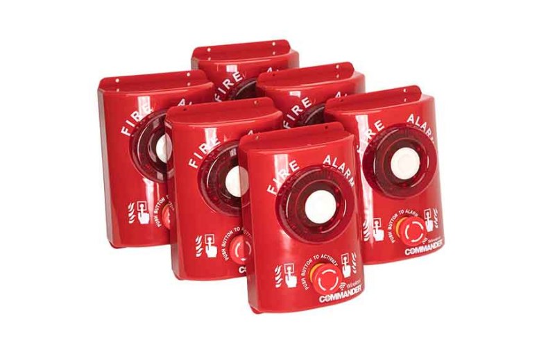 Commander Wireless Site Alarm Bundle x 6